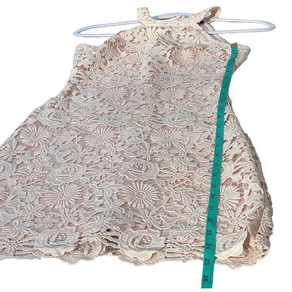 Lulu's Love Poem Lace Mini Dress in Light Pink - XS - Picture 11 of 16
